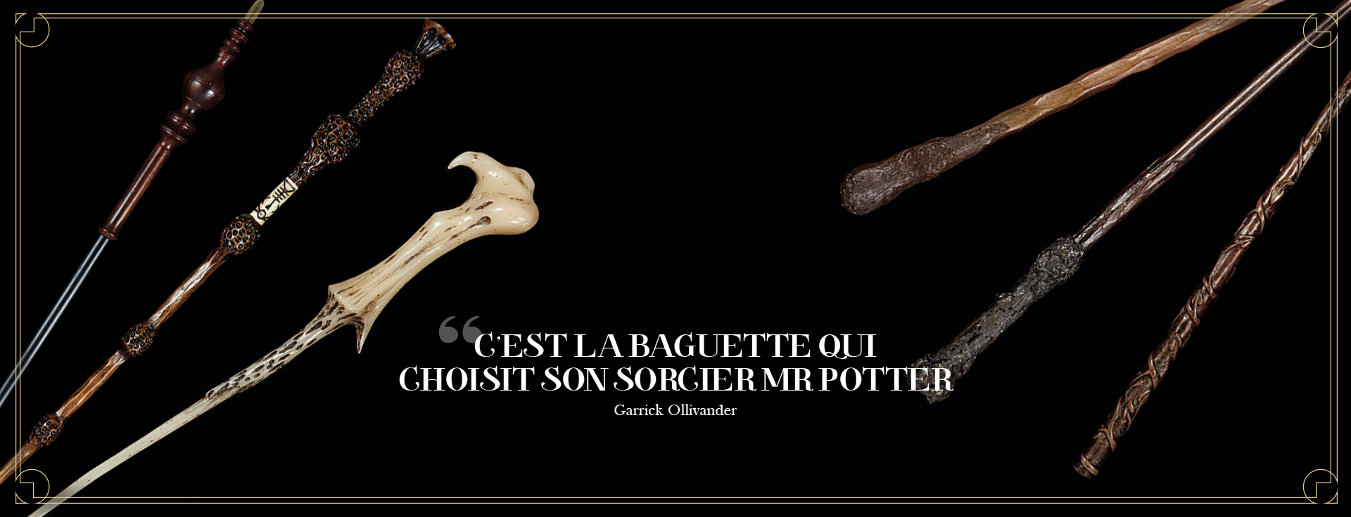 Baguette magique boîte ollivander harry potter - harry potter - La