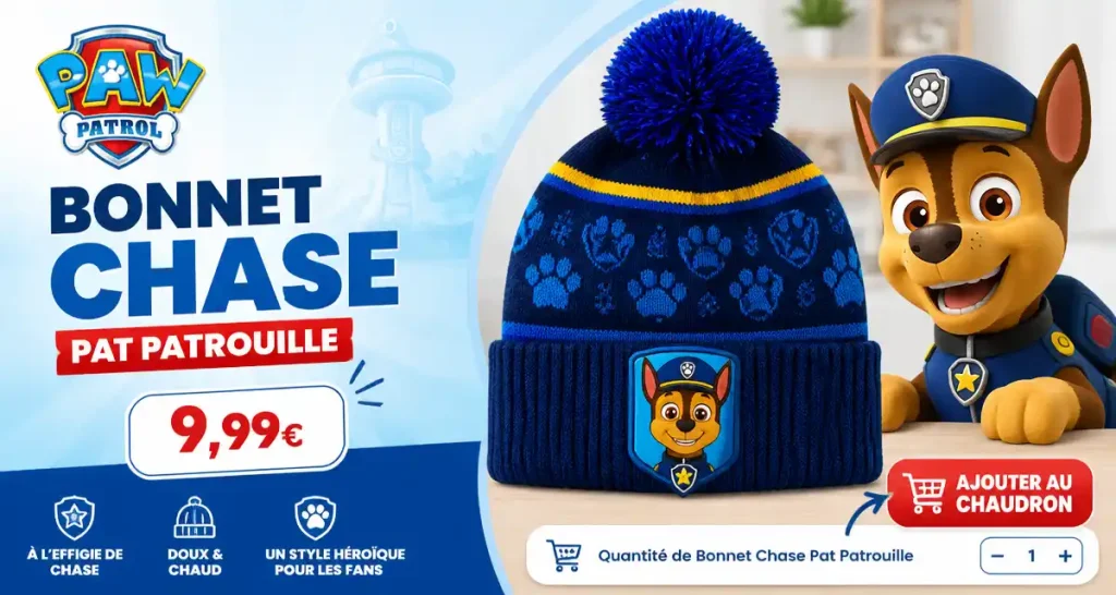 Bonnet Chase Pat Patrouille