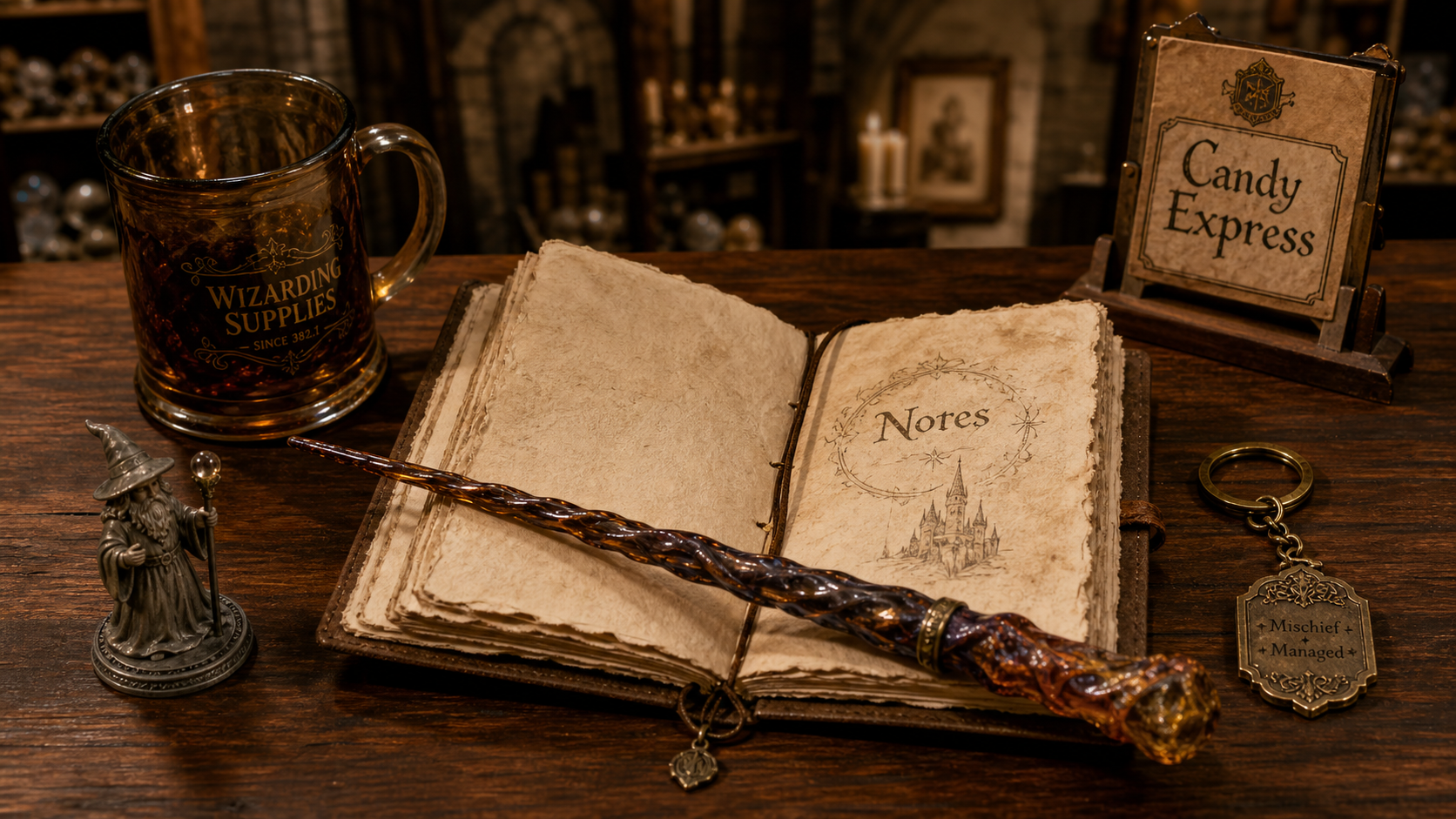 Boutique harry potter meaux Candy Express dans l’ancienne chapelle Saint-Christophe
