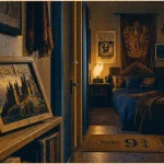 Décoration harry potter : Vif d’Or, Voie 9 3/4 et Gryffondor