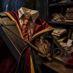 Déguisement harry potter adulte : cape, robe et baguette de sorcier