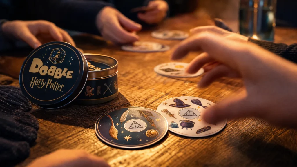Dobble Harry Potter : 15 minutes, 2 à 8 joueurs et 5 variantes pour des parties rapides