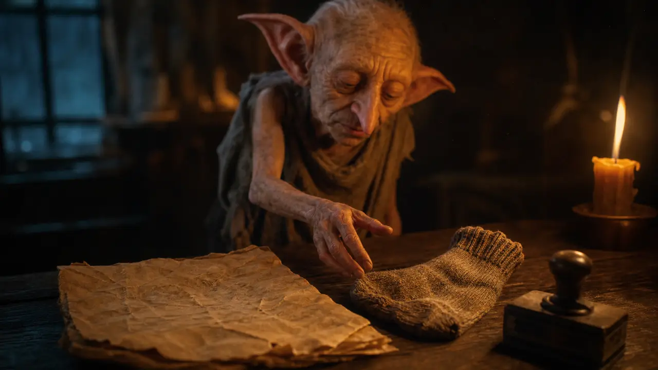 Doby Harry Potter, chaussette vers la liberté