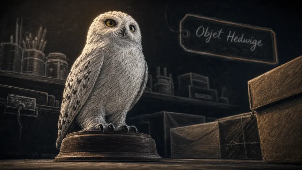 Hedwige Harry Potter : sculpture, stock et détails à vérifier avant d’acheter