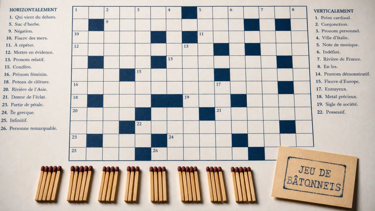 jeu de batonnets 3 lettres NIM