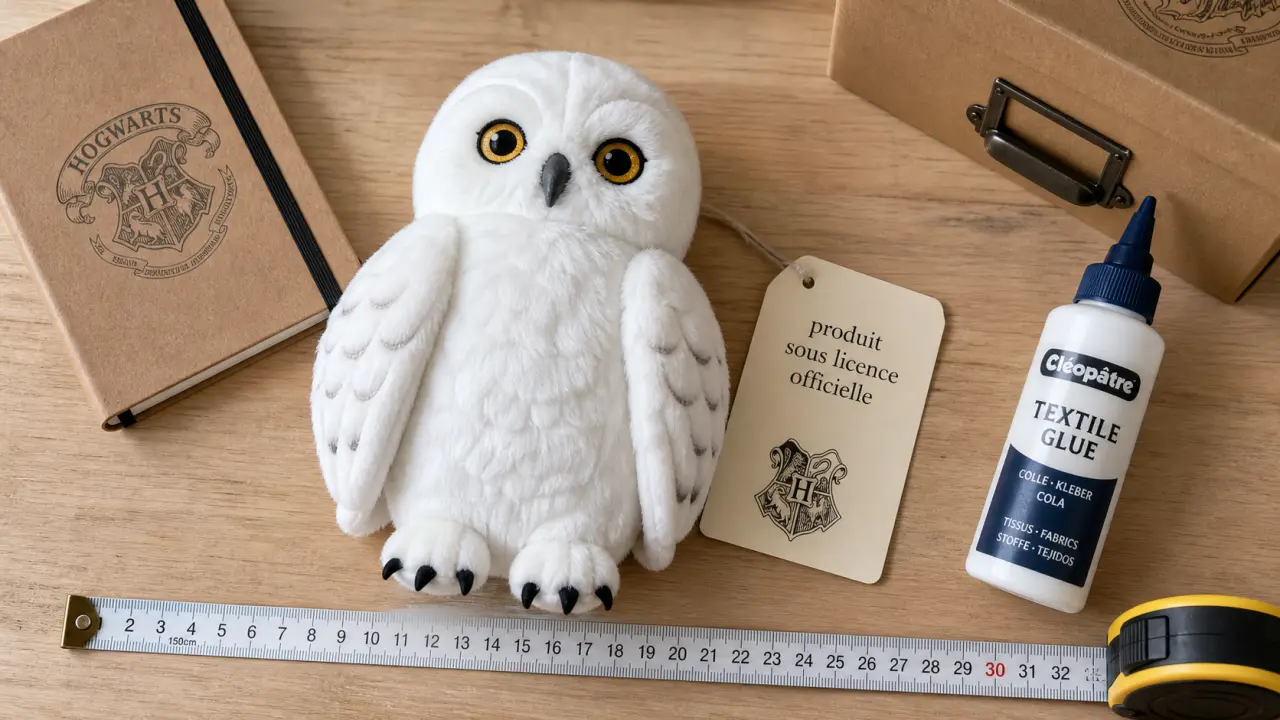 Peluche Harry Potter Hedwige 29 cm sous licence officielle