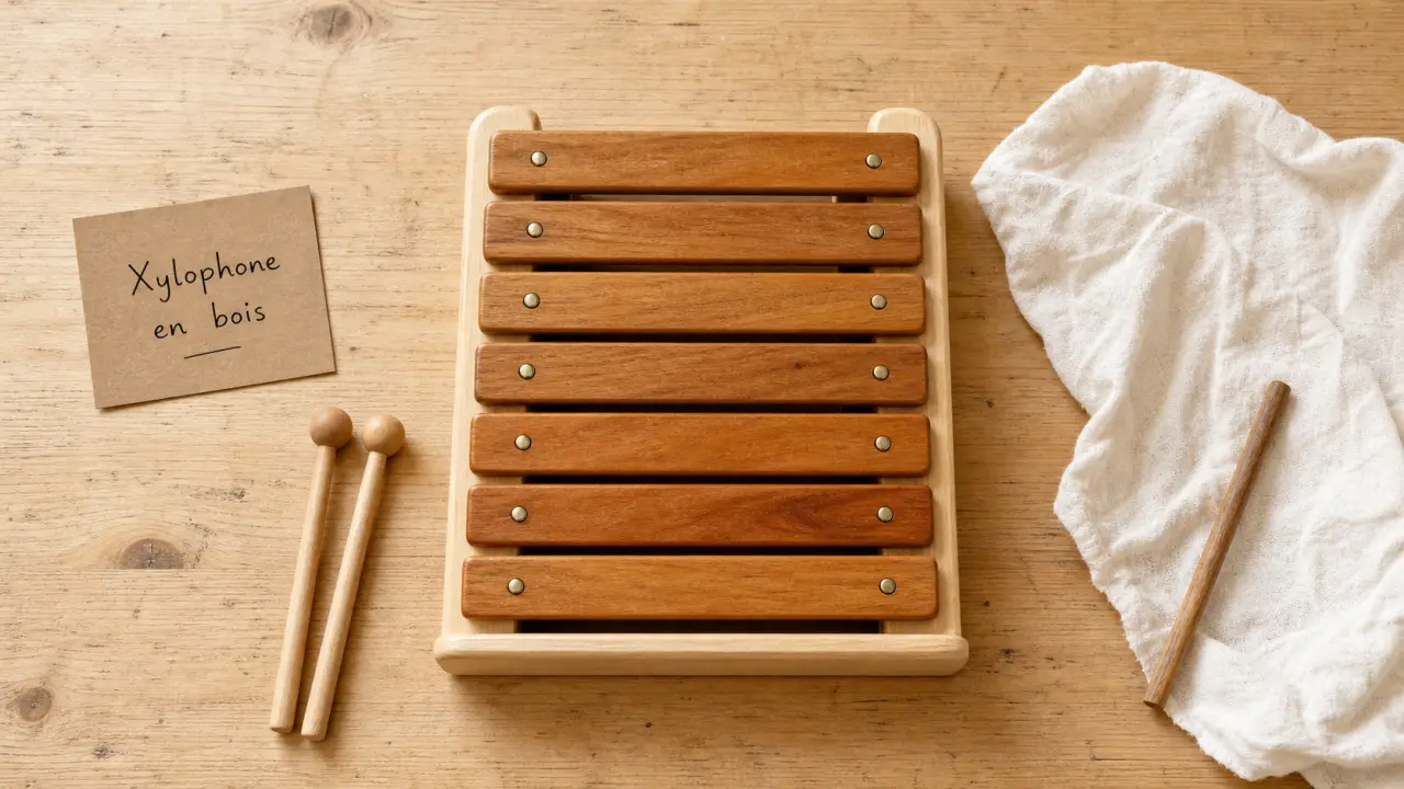Xylophone en bois 8, 12 ou 35 touches, pour enfant