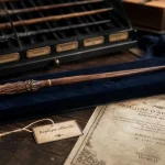 Baguette harry potter, réplique officielle et modèle électronique, gros plan