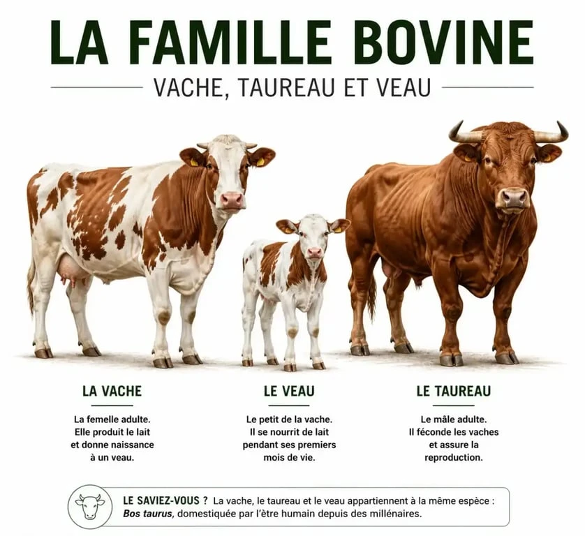 Famille d'animaux de la ferme pour les enfants en maternelle