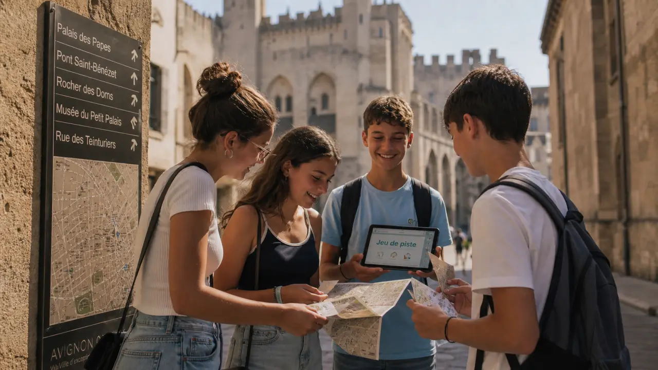 Que faire à Avignon pour les jeunes : jeu de piste en centre historique