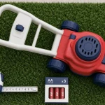 Tondeuse enfant jouet stable, âge 3+ et sécurité pour enfants