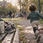 Activités enfant 3 ans Rennes : parc et pause, enfant prêt à courir