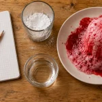 Expérience scientifique enfant : bicarbonate et vinaigre
