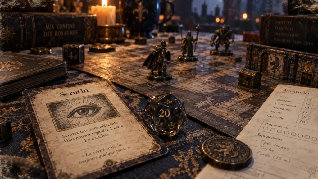 Jeu de rôle plateau : comment le matériel guide l’aventure sans limiter les choix
