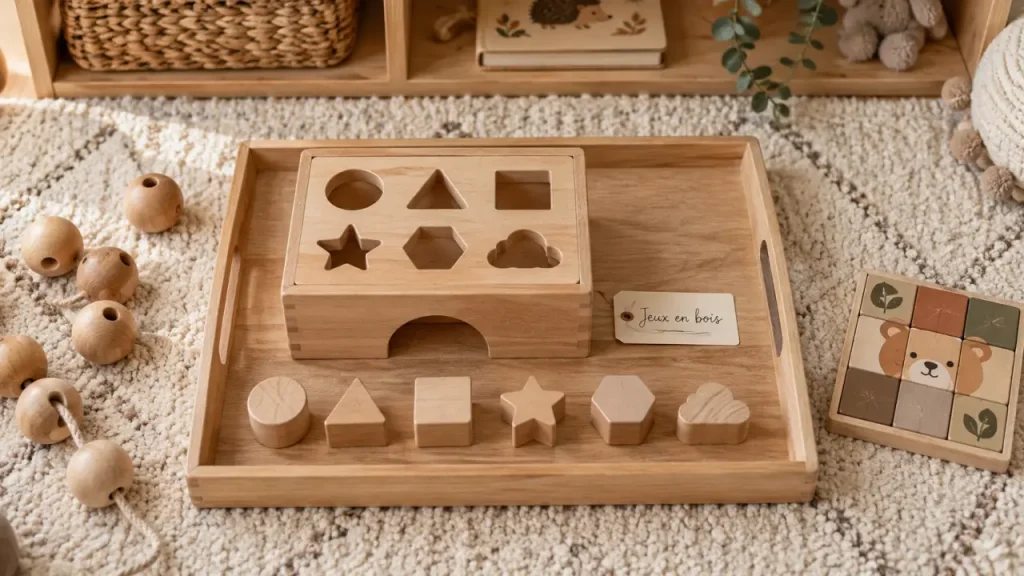 Jeux en bois Montessori : choisir le bon défi de 0 à 7 ans