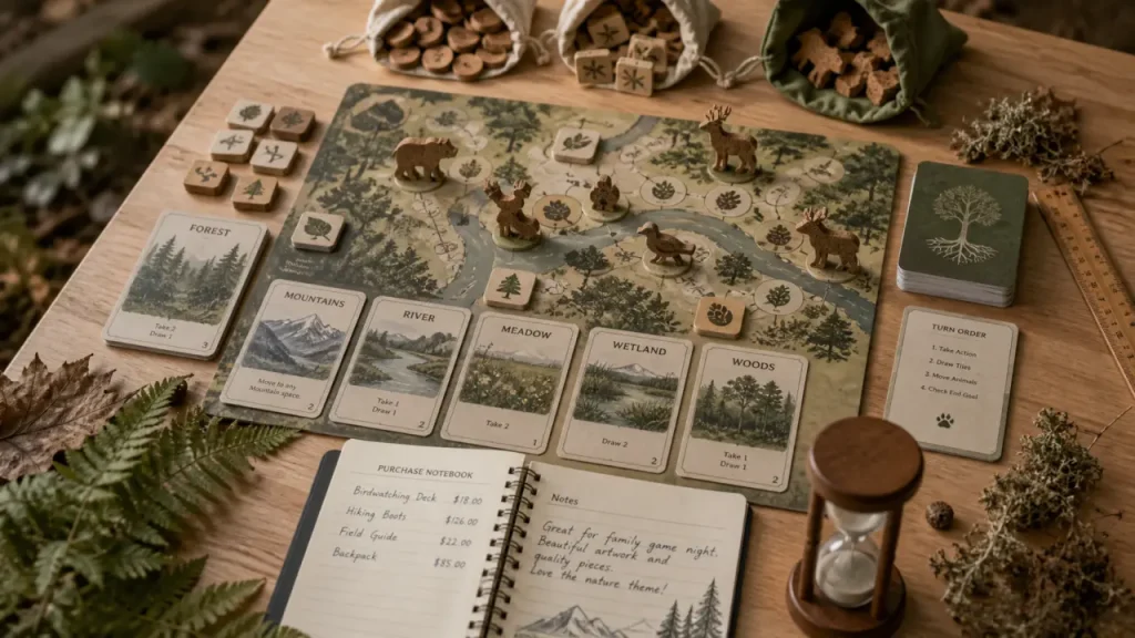 Nature, animaux, forêt : quels jeux de société choisir selon l’âge et la mécanique ?