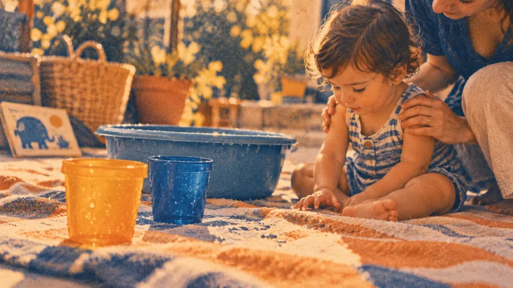 Quelle activité pour un bébé de 18 mois ? Bouger, manipuler et jouer sans matériel compliqué