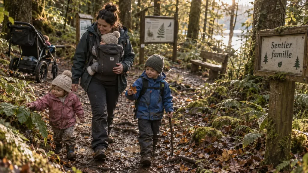 Une balade en famille réussie commence par un parcours adapté aux enfants