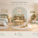 Décorer une chambre d’enfant : zones apaisantes & couleurs