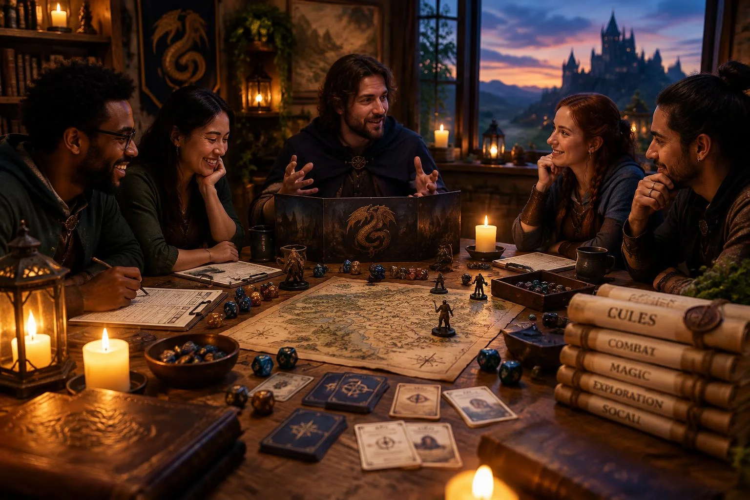 Soirée jeu de rôle fantasy : la règle avant l’univers
